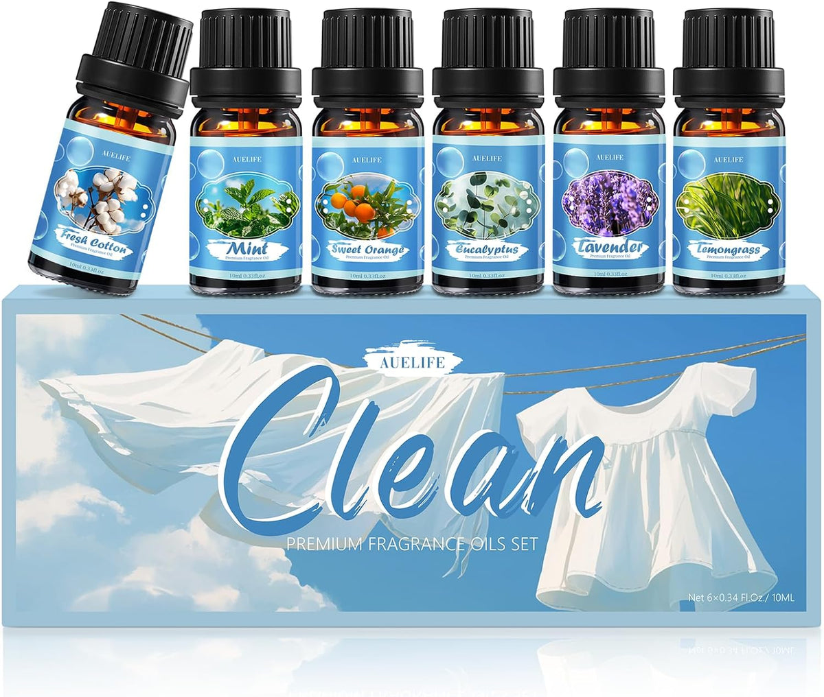 PACK OF 6 Christmas Essential Oil Set