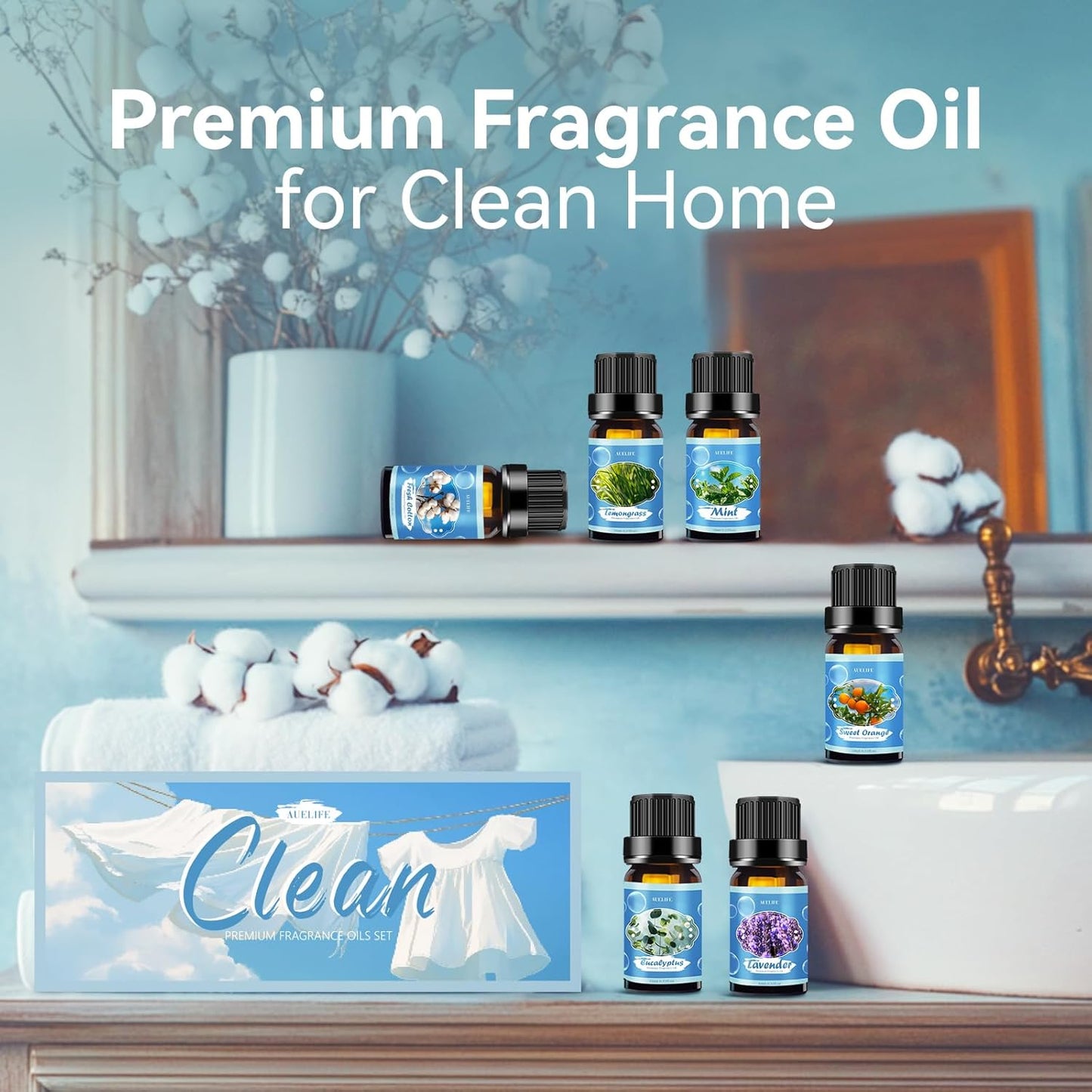 PACK OF 6 Christmas Essential Oil Set