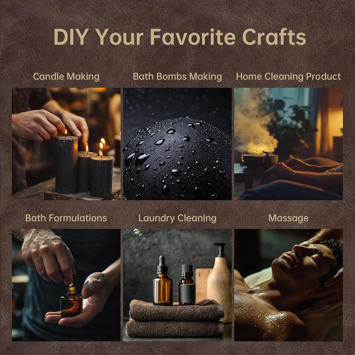 PACK OF 6 Christmas Essential Oil Set