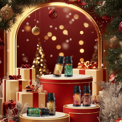 PACK OF 6 Christmas Essential Oil Set