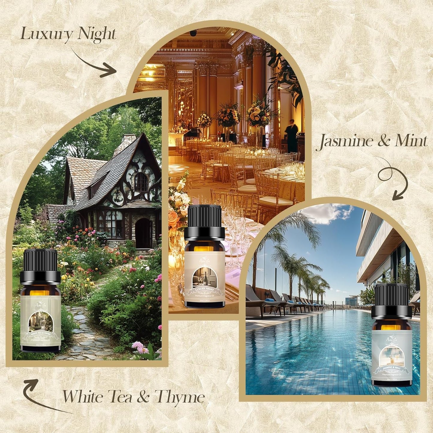 PACK OF 6 Christmas Essential Oil Set