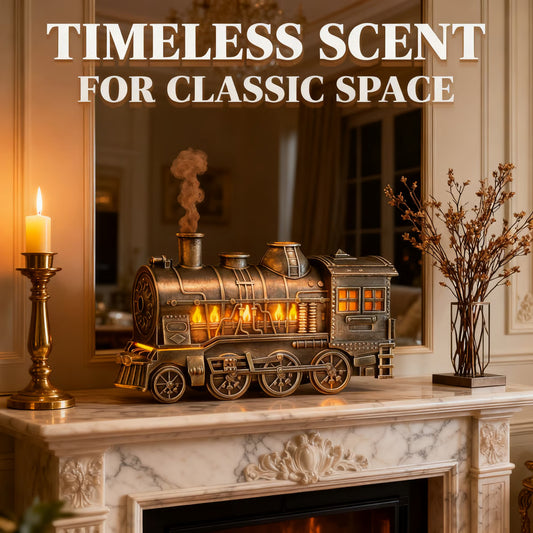 Retro Train Essential Oil Diffuser Humidifier